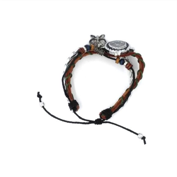 Preppy Leather Watch Women's Fashion Accessory - Picture 7 of 8